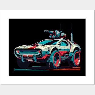 Sci-Fi Car Posters and Art